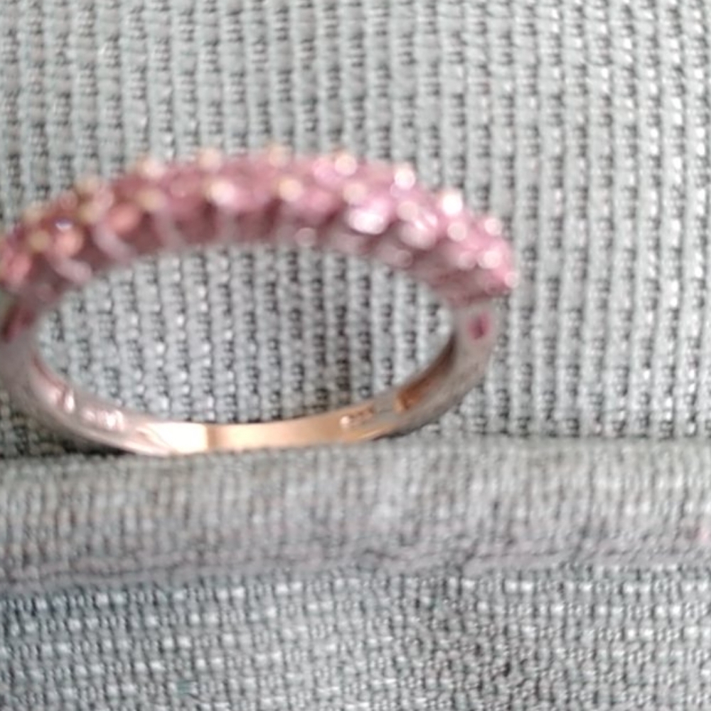 MADAGASCAR PINK SAPPHIRE RING - Picture 5 of 8